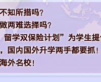 亨泰莱高考留学双保险计划